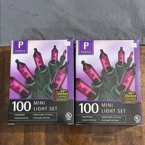 Purple Mini Light Sets (2)